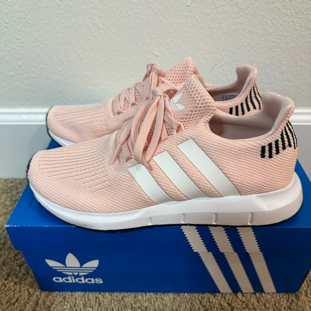 Pink Adidas sneakers